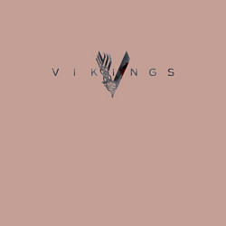 Свитшот хлопковый мужской Vikings, цвет: пыльно-розовый — фото 2