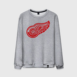 Свитшот хлопковый мужской Detroit Red Wings: Pavel Datsyuk, цвет: меланж