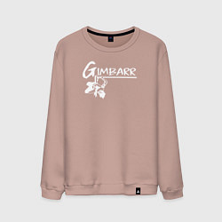 Свитшот хлопковый мужской Gimbarr: колумбийский стиль, цвет: пыльно-розовый