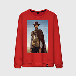 Свитшот хлопковый мужской Clint Eastwood, цвет: красный