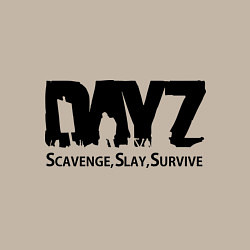 Свитшот хлопковый мужской DayZ: Slay Survive, цвет: миндальный — фото 2