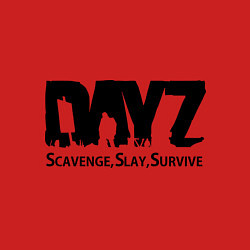 Свитшот хлопковый мужской DayZ: Slay Survive, цвет: красный — фото 2