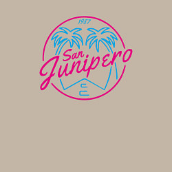 Свитшот хлопковый мужской San Junipero 1987, цвет: миндальный — фото 2