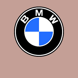 Свитшот хлопковый мужской Logo BMW, цвет: пыльно-розовый — фото 2