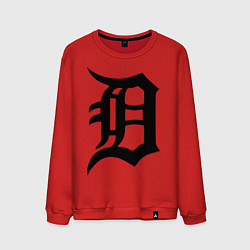 Свитшот хлопковый мужской Detroit Tigers, цвет: красный