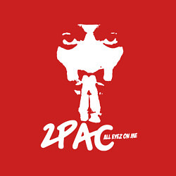 Свитшот хлопковый мужской 2Pac: All Eyez On Me, цвет: красный — фото 2