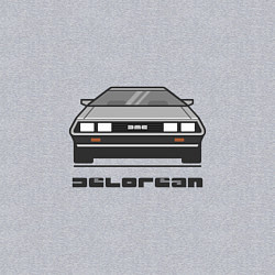 Свитшот хлопковый мужской DeLorean, цвет: меланж — фото 2