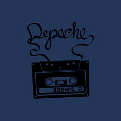 Свитшот хлопковый мужской Depeche Mode: Tape, цвет: тёмно-синий — фото 2