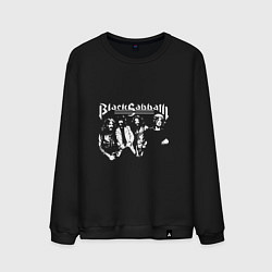 Свитшот хлопковый мужской Black Sabbath, цвет: черный