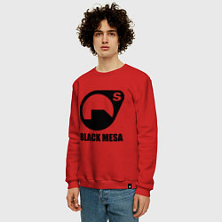 Свитшот хлопковый мужской HL: Black mesa, цвет: красный — фото 2