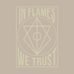 Свитшот хлопковый мужской In Flames: We Trust, цвет: миндальный — фото 2