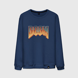 Свитшот хлопковый мужской DOOM, цвет: тёмно-синий