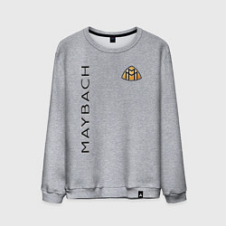 Свитшот хлопковый мужской Maybach Style, цвет: меланж