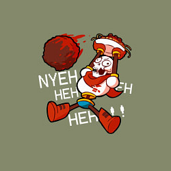 Свитшот хлопковый мужской Papyrus Undertale, цвет: авокадо — фото 2