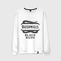 Свитшот хлопковый мужской Bushmills black bush, цвет: белый