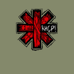 Свитшот хлопковый мужской Red Hot Chili Peppers, цвет: авокадо — фото 2