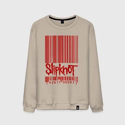 Мужской свитшот Slipknot: barcode