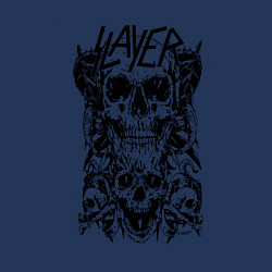 Свитшот хлопковый мужской Slayer Skulls, цвет: тёмно-синий — фото 2