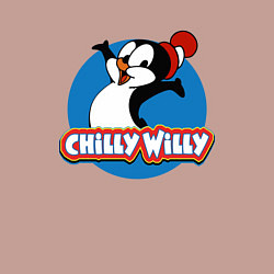 Свитшот хлопковый мужской Chilly Willy, цвет: пыльно-розовый — фото 2