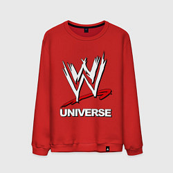 Свитшот хлопковый мужской WWE universe, цвет: красный