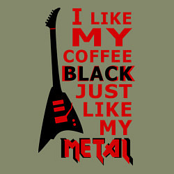 Свитшот хлопковый мужской Mindless Self Indulgence - Coffee black, цвет: авокадо — фото 2