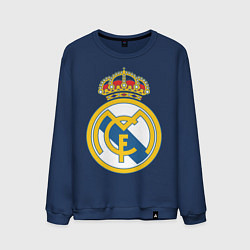 Свитшот хлопковый мужской Real Madrid FC, цвет: тёмно-синий