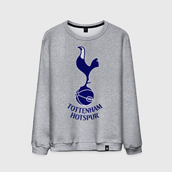 Свитшот хлопковый мужской Tottenham FC, цвет: меланж