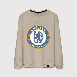 Свитшот хлопковый мужской Chelsea FC, цвет: миндальный