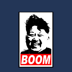 Свитшот хлопковый мужской BOOM: Kim Chen Eun, цвет: тёмно-синий — фото 2