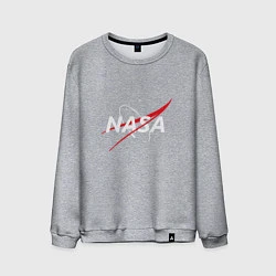 Свитшот хлопковый мужской NASA: Space Arrow, цвет: меланж