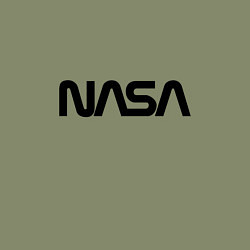 Свитшот хлопковый мужской NASA, цвет: авокадо — фото 2