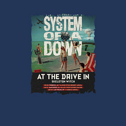 Свитшот хлопковый мужской System of a Down, цвет: тёмно-синий — фото 2