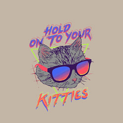 Свитшот хлопковый мужской Hold on to your Kitties, цвет: миндальный — фото 2