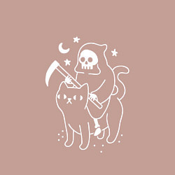 Свитшот хлопковый мужской Cat Got Your Soul, цвет: пыльно-розовый — фото 2