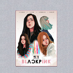 Свитшот хлопковый мужской Black Pink Stories, цвет: меланж — фото 2