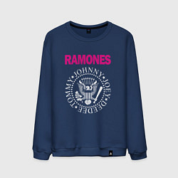 Свитшот хлопковый мужской Ramones Boyband, цвет: тёмно-синий