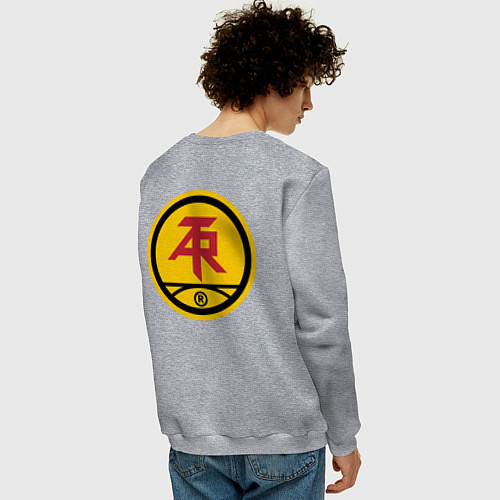 Мужской свитшот Atari Teenage Riot / Меланж – фото 4