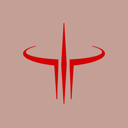 Свитшот хлопковый мужской Quake logo, цвет: пыльно-розовый — фото 2