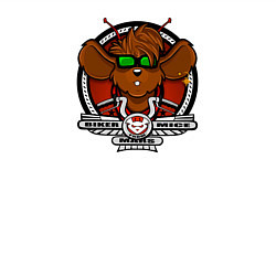 Свитшот хлопковый мужской Biker Mice from Mars Throttle, цвет: белый — фото 2