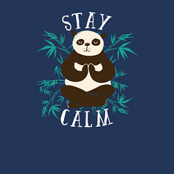 Свитшот хлопковый мужской Панда, цвет: тёмно-синий — фото 2