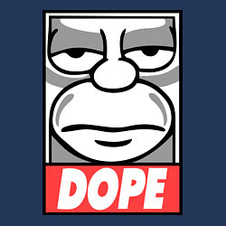 Свитшот хлопковый мужской Homer dope, цвет: тёмно-синий — фото 2