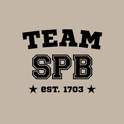 Свитшот хлопковый мужской Team SPB est. 1703, цвет: миндальный — фото 2