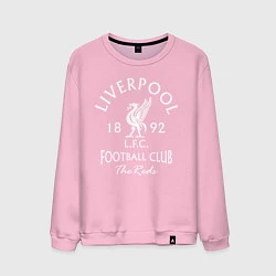 Свитшот хлопковый мужской Liverpool: Football Club, цвет: светло-розовый