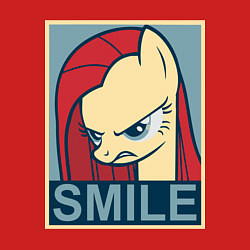Свитшот хлопковый мужской MLP: Smile, цвет: красный — фото 2
