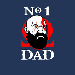 Свитшот хлопковый мужской Dad Kratos, цвет: тёмно-синий — фото 2