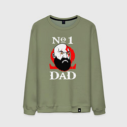 Мужской свитшот Dad Kratos