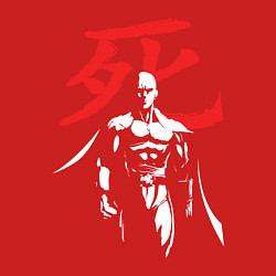 Свитшот хлопковый мужской Saitama Hero, цвет: красный — фото 2