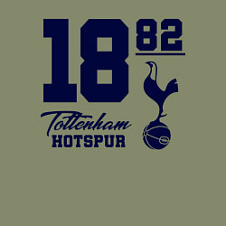 Свитшот хлопковый мужской FC Tottenham 1882, цвет: авокадо — фото 2
