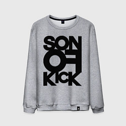 Свитшот хлопковый мужской Son of Kick, цвет: меланж