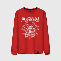 Свитшот хлопковый мужской Alestorm: Pirate Bay, цвет: красный